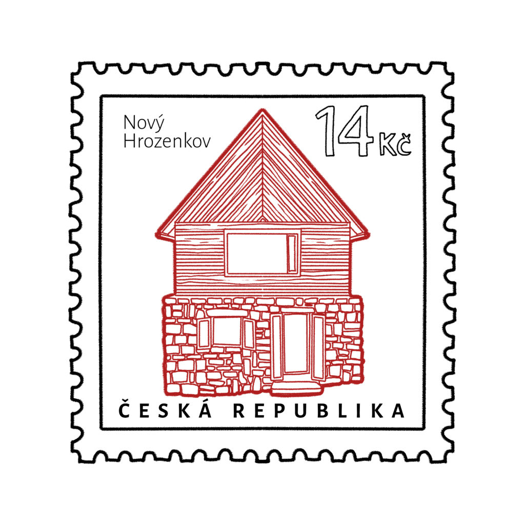 Dům podle poštovní známky • Nový Hrozenkov