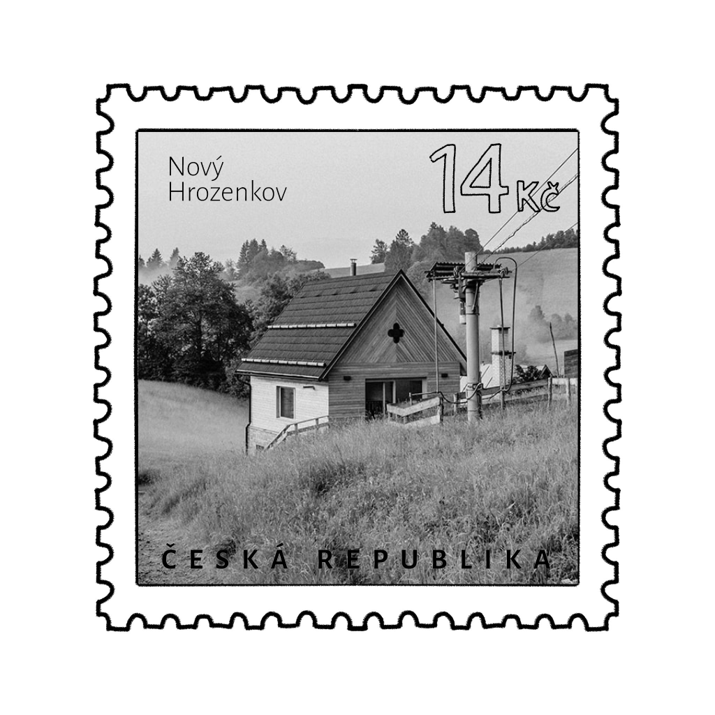 Dům podle poštovní známky • Nový Hrozenkov